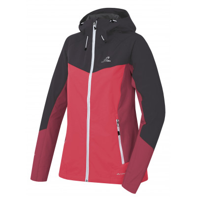 Ladies mountain & trekking jacket PULLA night sky/geranium