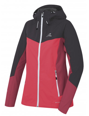 Ladies mountain & trekking jacket PULLA night sky/geranium