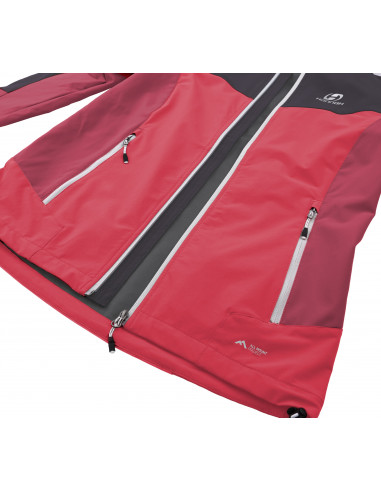 Ladies mountain & trekking jacket PULLA night sky/geranium