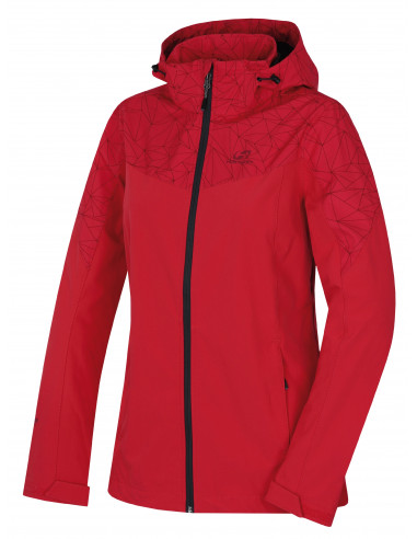 Ladies mountain & trekking jacket FRIDA LITE geranium