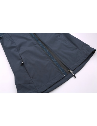 Ladies mountain & trekking jacket FRIDA LITE dark slate