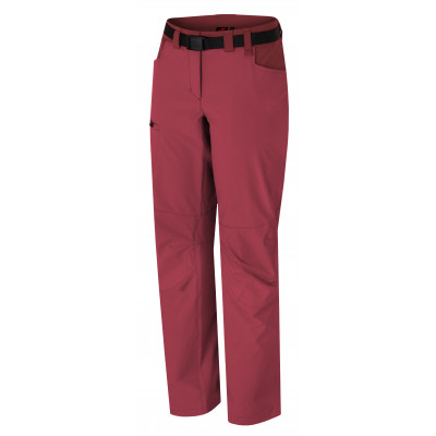 Ladies mountain & trekking pants MOA deep claret/sun-dried tomato