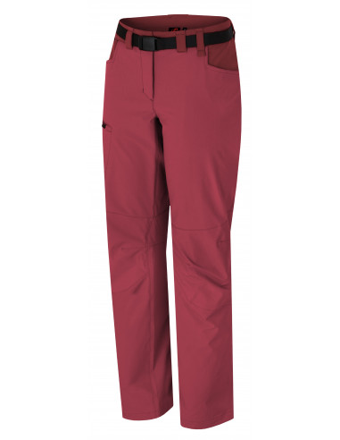 Ladies mountain & trekking pants MOA deep claret/sun-dried tomato