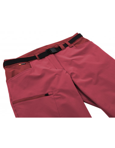Ladies mountain & trekking pants MOA deep claret/sun-dried tomato