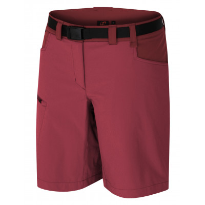 Ladies mountain & trekking shorts MORGANA deep claret/sun-dried tomato