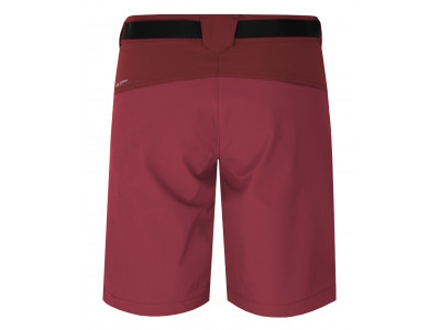 Ladies mountain & trekking shorts MORGANA deep claret/sun-dried tomato