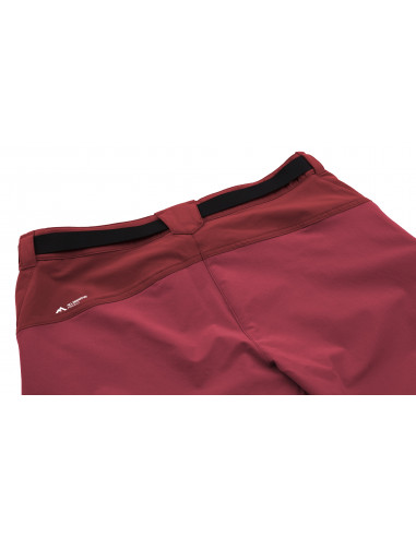 Ladies mountain & trekking shorts MORGANA deep claret/sun-dried tomato