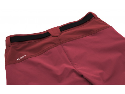 Ladies mountain & trekking shorts MORGANA deep claret/sun-dried tomato