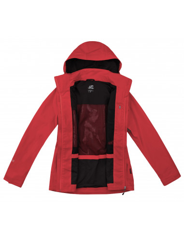 Ladies mountain & trekking jacket MINDY flame scarlet