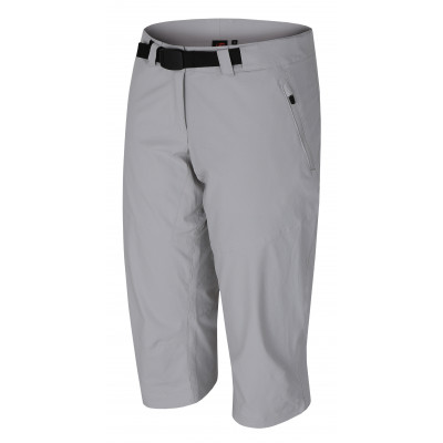 Ladies mountain & trekking 3/4 pants SCARLET gray violet