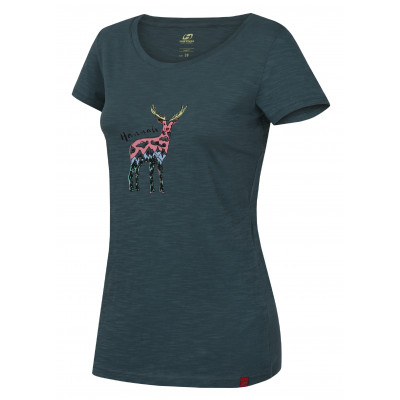 Ladies city T-shirt, S/S SILENA sea pine