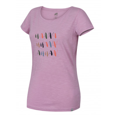 Ladies city T-shirt, S/S SILENA pink lavender