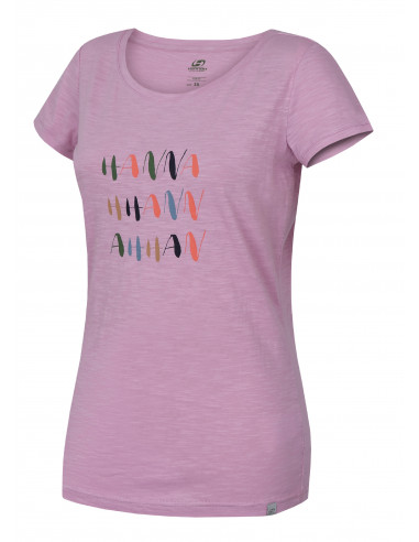 Ladies city T-shirt, S/S SILENA pink lavender