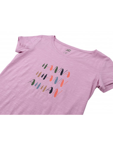 Ladies city T-shirt, S/S SILENA pink lavender