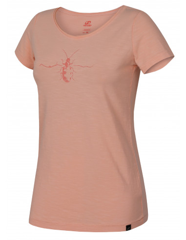 Ladies city T-shirt, S/S MIRSA peach parfait