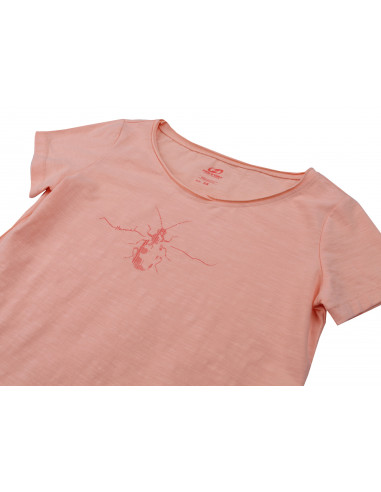 Ladies city T-shirt, S/S MIRSA peach parfait