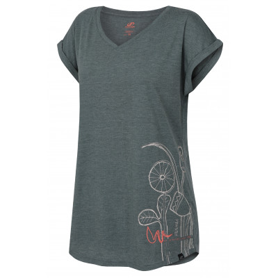 Ladies city T-shirt, S/S CANIS dark forest