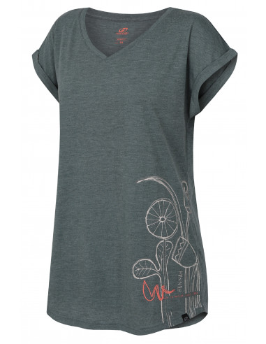 Ladies city T-shirt, S/S CANIS dark forest