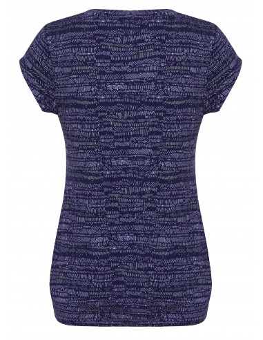 Ladies city T-shirt, S/S MOLVINA blue ribbon
