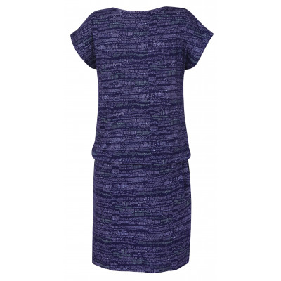 Ladies city dress ZANZIBA blue ribbon 2