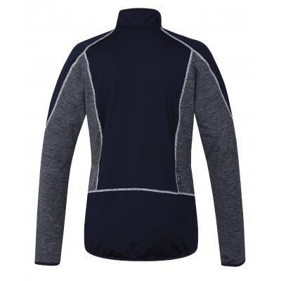 Ladies active sweatshirt VICTORIA night sky/light gray mel 2