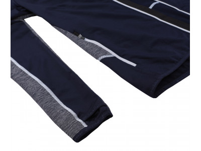 Ladies active sweatshirt VICTORIA night sky/light gray mel