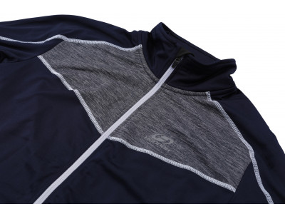 Ladies active sweatshirt VICTORIA night sky/light gray mel