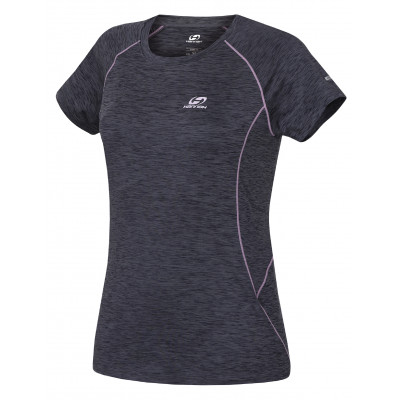Ladies active T-shirt, S/S SHELLY night sky mel