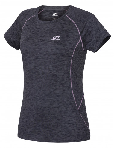 Ladies active T-shirt, S/S SHELLY night sky mel
