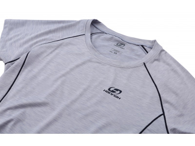 Ladies active T-shirt, S/S SHELLY gray dawn mel