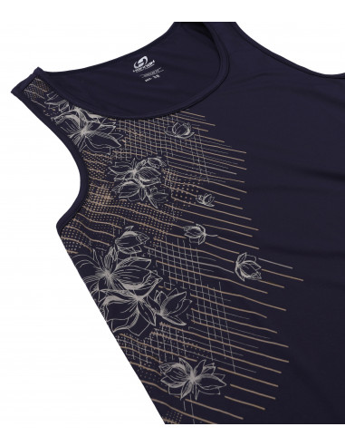 Ladies active singlet AIRINE night sky