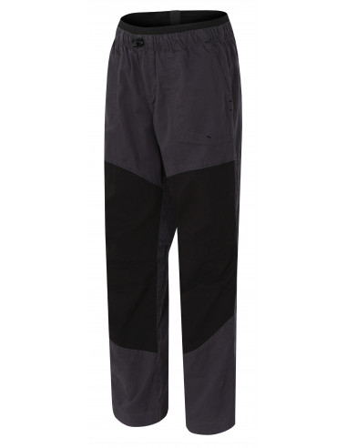 Bērnu un jauniešu brīvā laika bikses GUINES JR tumši pelēkas / antracīts