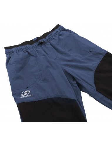 Bērnu un jauniešu brīvā laika bikses GUINES JR zilas / antracīts