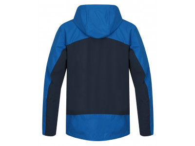 Ūdensnoturīga vīriešu softshell jaka pārgājieniem CARSTEN briljantu zila / tumši zila