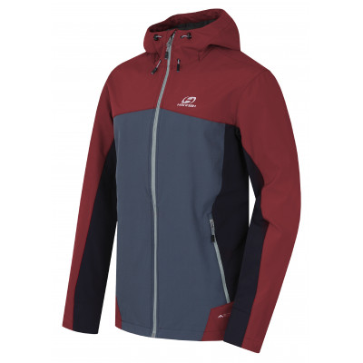 Mens mountain & trekking jacket CARSTEN sun-dried tomato/dark slate