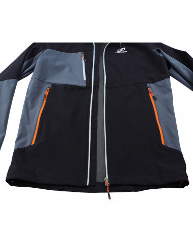 Mens mountain & trekking jacket SELBY LITE anthracite/dark slate