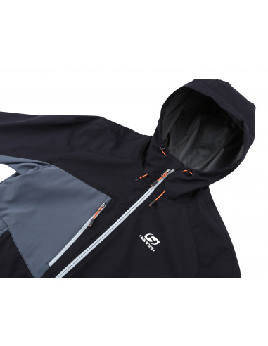 Mens mountain & trekking jacket SELBY LITE anthracite/dark slate