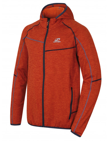 Mens mountain & trekking sweatshirt DERRON burnt orange mel