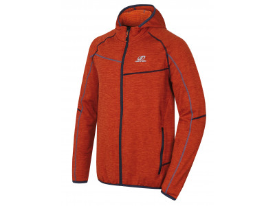 Mens mountain & trekking sweatshirt DERRON burnt orange mel