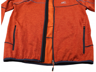 Mens mountain & trekking sweatshirt DERRON burnt orange mel