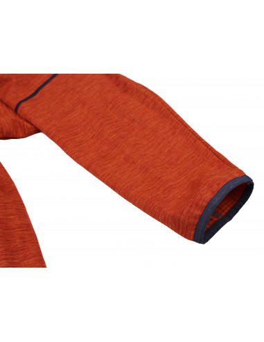 Mens mountain & trekking sweatshirt DERRON burnt orange mel