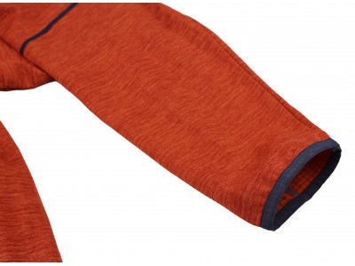 Mens mountain & trekking sweatshirt DERRON burnt orange mel