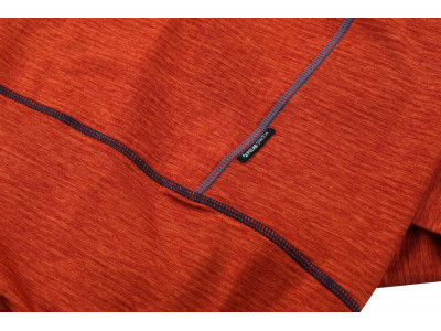 Mens mountain & trekking sweatshirt DERRON burnt orange mel