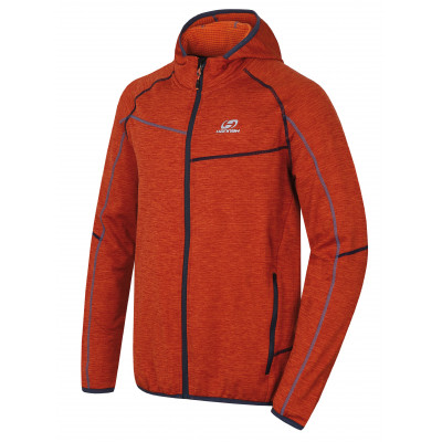 Mens mountain & trekking sweatshirt DERRON burnt orange mel