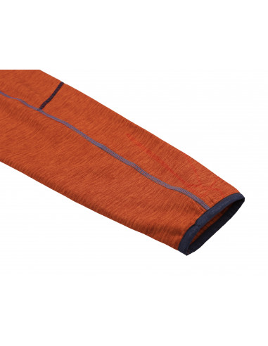 Mens mountain & trekking sweatshirt DEMARCO burnt orange mel