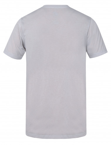 Mens mountain & trekking T-shirt, S/S BITE gray violet (print 1)