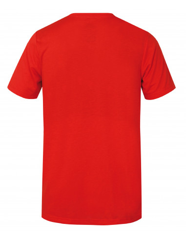 Mens mountain & trekking T-shirt, S/S BITE cherry tomato (print 1)