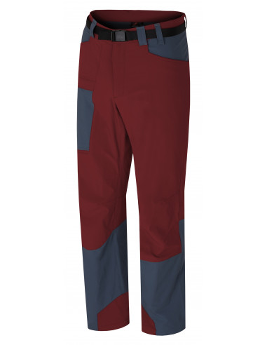 Mens mountain & trekking pants VARDEN sun-dried tomato/dark slate