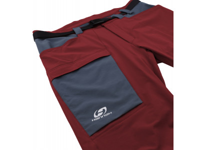 Mens mountain & trekking pants VARDEN sun-dried tomato/dark slate