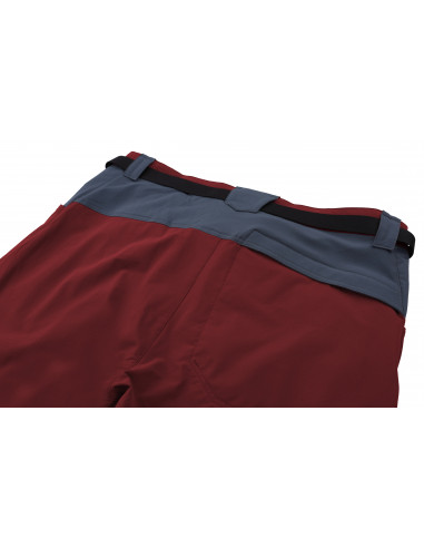 Mens mountain & trekking pants VARDEN sun-dried tomato/dark slate